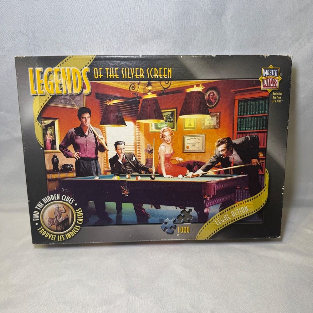 MasterPieces Legends of the Silver Screen Legal Action 1000 Piece Puzzle 70204